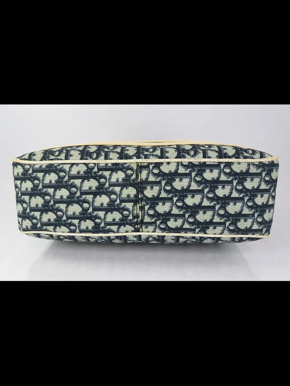Dior Navy Blue Interior Canvas Shoulder Bag